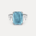 Signature Aquamarine & Diamond Ring
