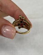 14k Sapphire & Diamond Ring