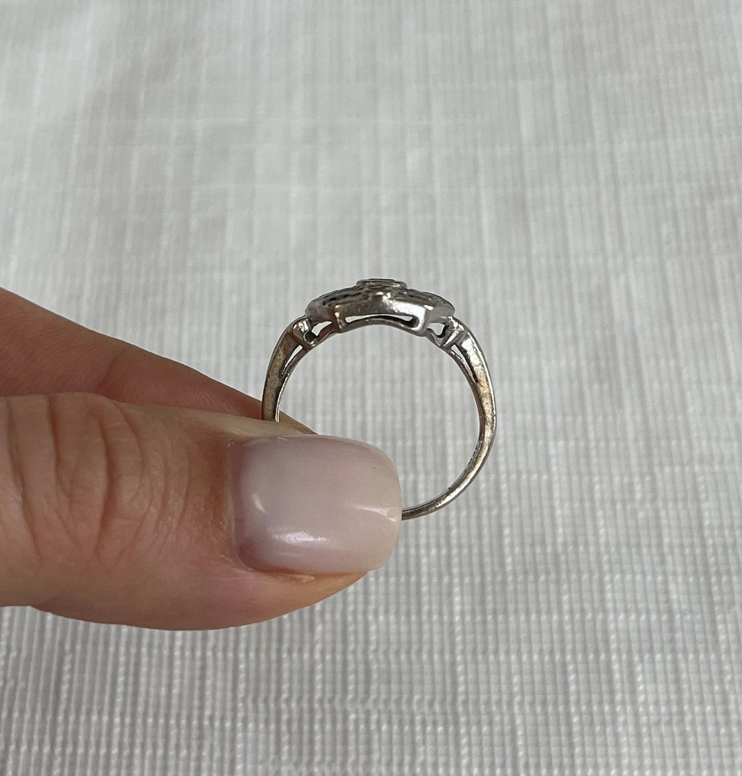 18k Sapphire & Diamond Ring