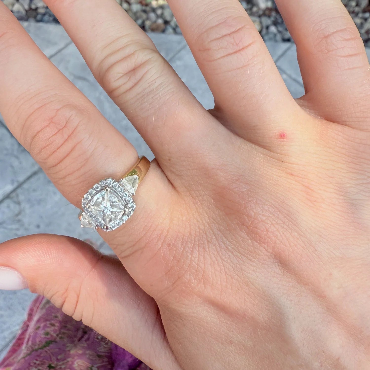 14k Diamond Ring
