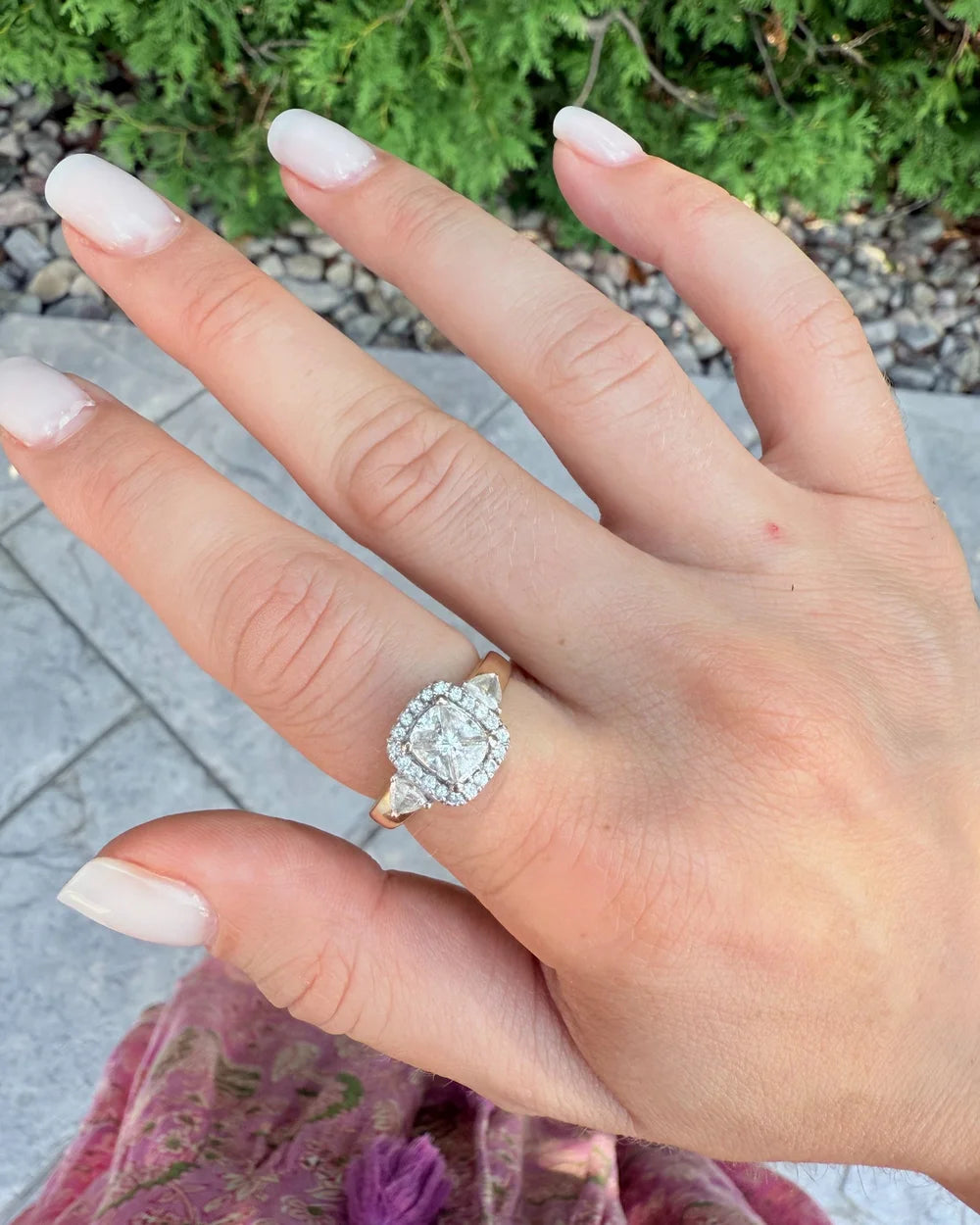 14k Diamond Ring