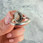 18k Opal & Diamond Ring