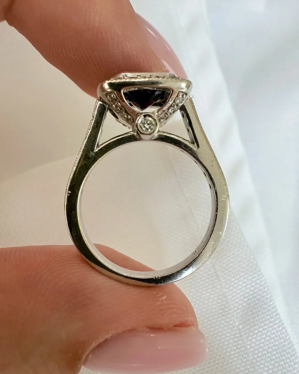 14k Tanzanite & Diamond Ring