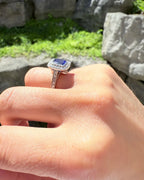 14k Tanzanite & Diamond Ring
