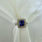 14k Tanzanite & Diamond Ring