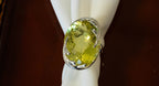 18k Citrine & Diamond Ring