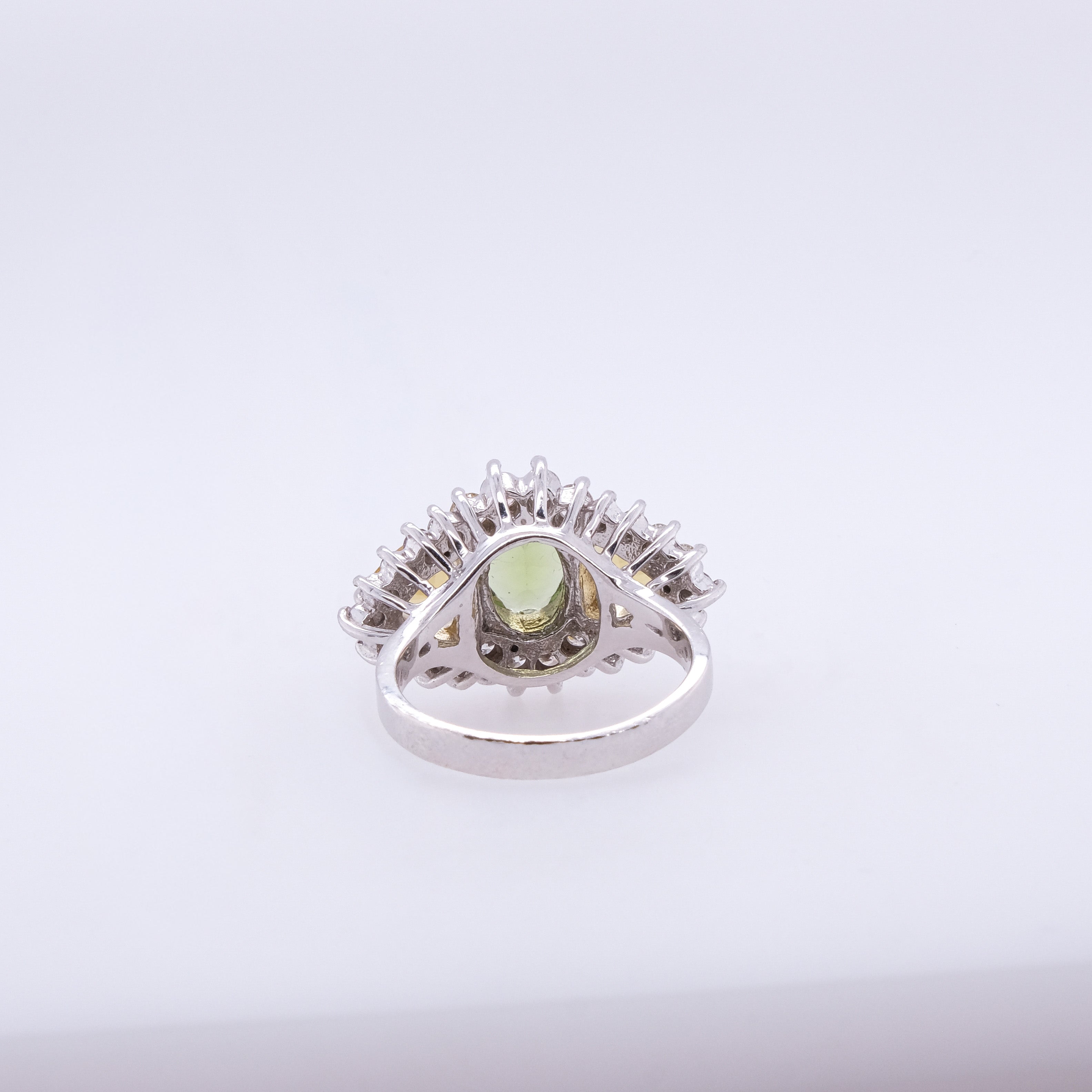14k Peridot & Citrine Ring