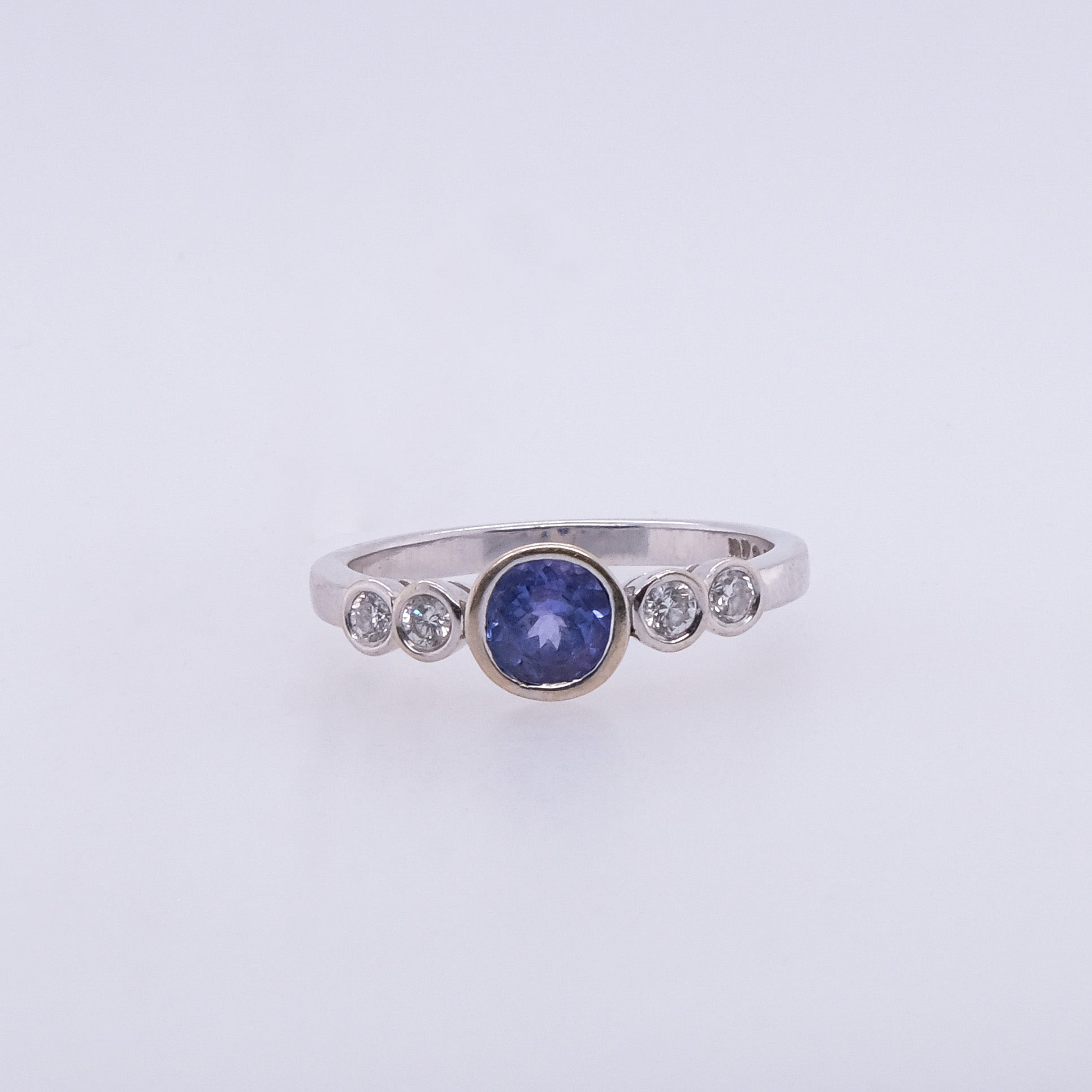 14k Tanzanite & Diamond Ring