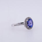 14k Tanzanite & Diamond Ring