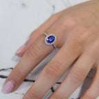 14k Tanzanite & Diamond Ring