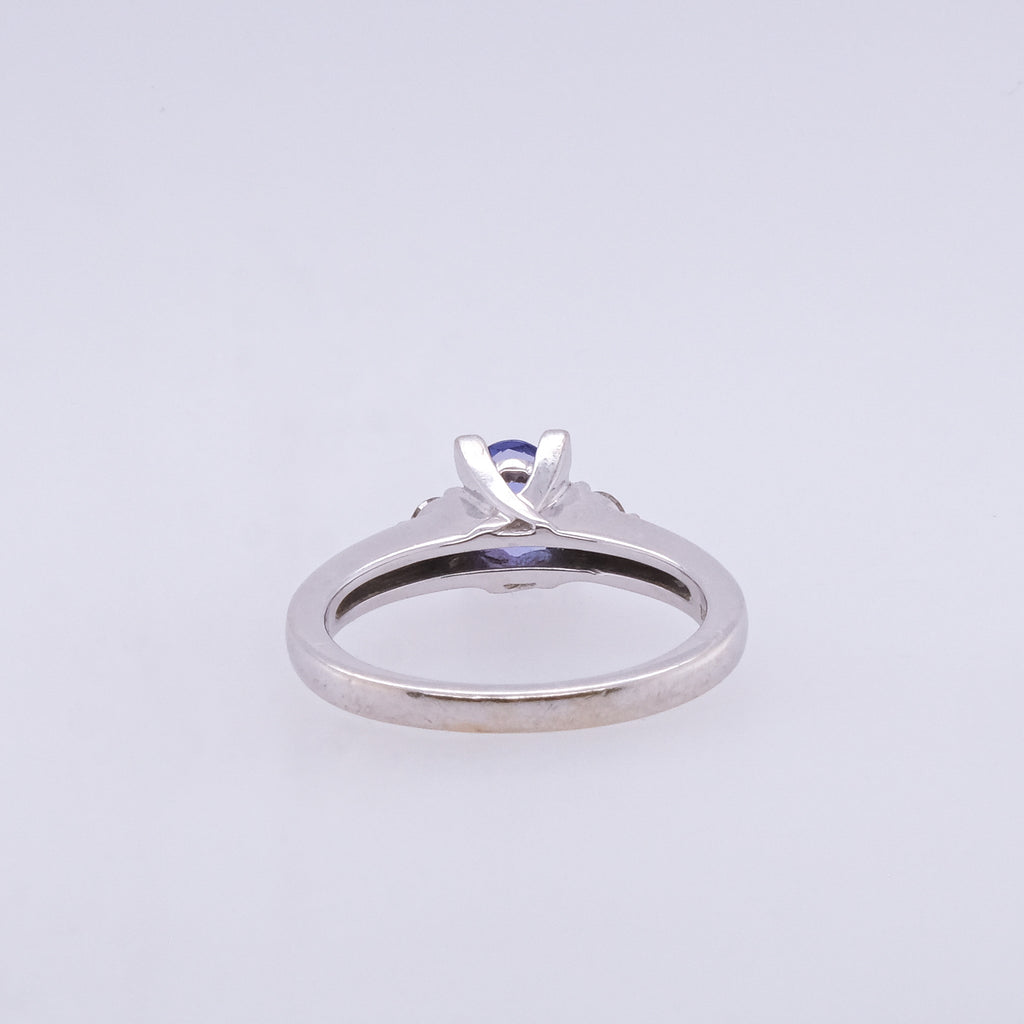 14k Tanzanite & Diamond Ring
