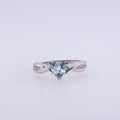 10k Topaz & Diamond Ring