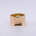 14k Peridot & Diamond Ring