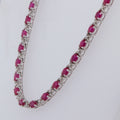 14k Ruby & Diamond Necklace