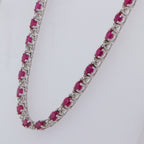14k Ruby & Diamond Necklace