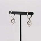14k Dangling Diamond Earrings