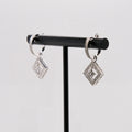 14k Dangling Diamond Earrings