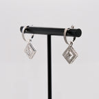 14k Dangling Diamond Earrings