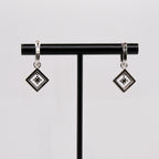 14k Dangling Diamond Earrings