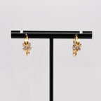 14k Diamond Hoops