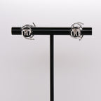 18k Jade & Diamond Earrings