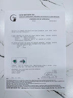 18k Jade & Diamond Earrings