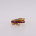 18k Ruby & Diamond Ring