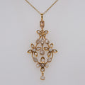 18k Victorian Diamond Pendant