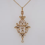 18k Victorian Diamond Pendant