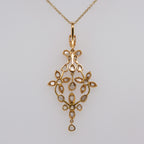 18k Victorian Diamond Pendant
