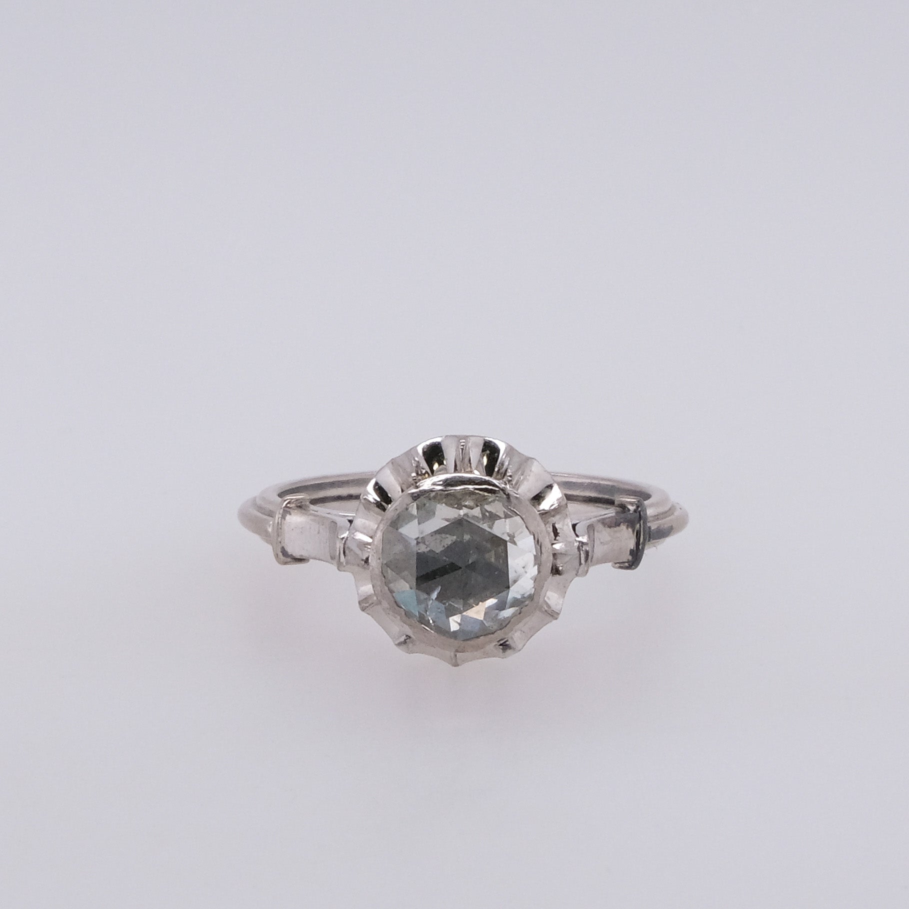 18k Victorian Rose Cut Diamond