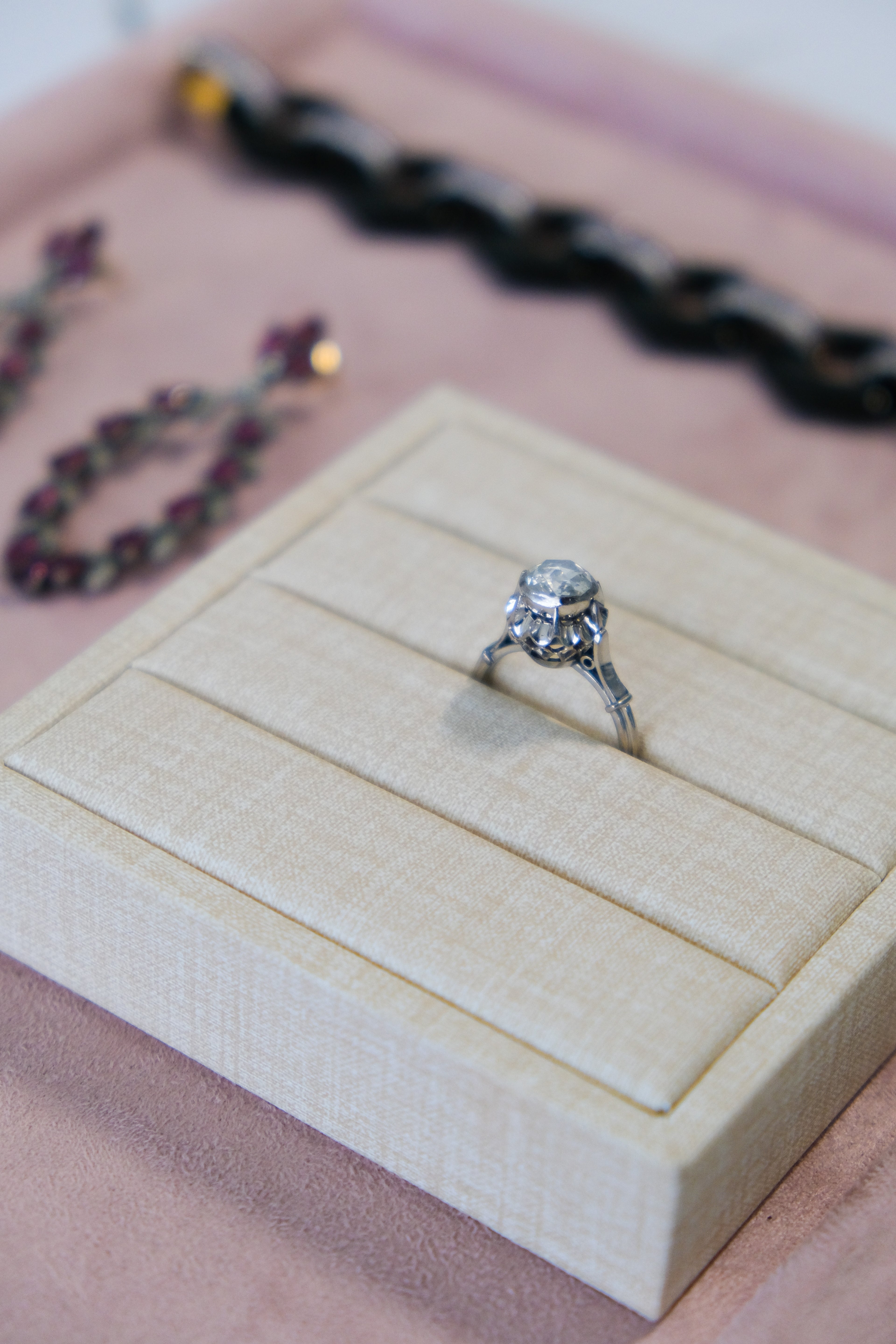 18k Victorian Rose Cut Diamond