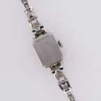 Platinum Geneva 17 Jewels Swiss Watch