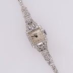 Platinum Geneva 17 Jewels Swiss Watch