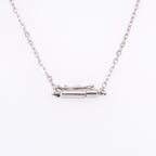 18k Sapphire & Diamond Necklace