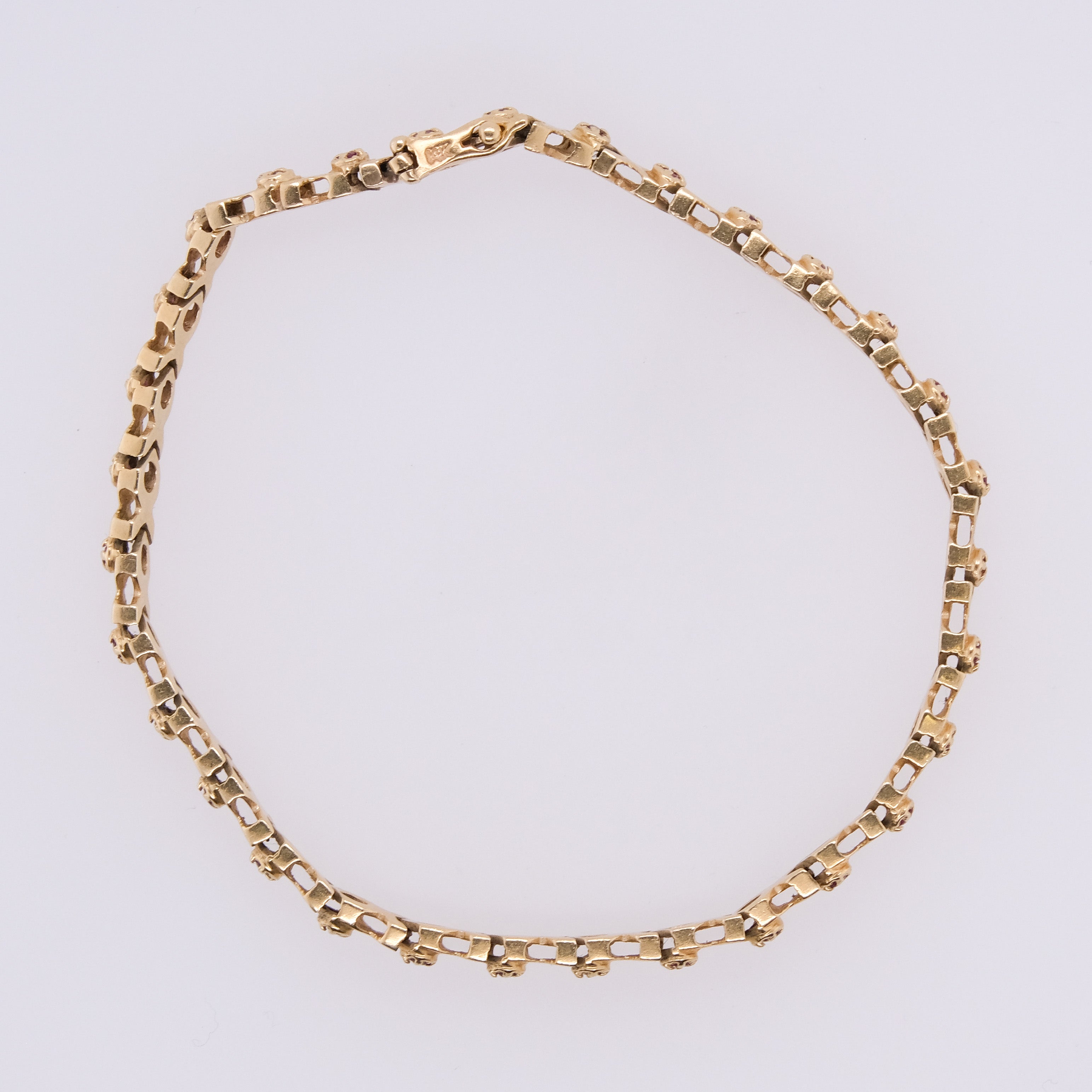14k Ruby Bracelet