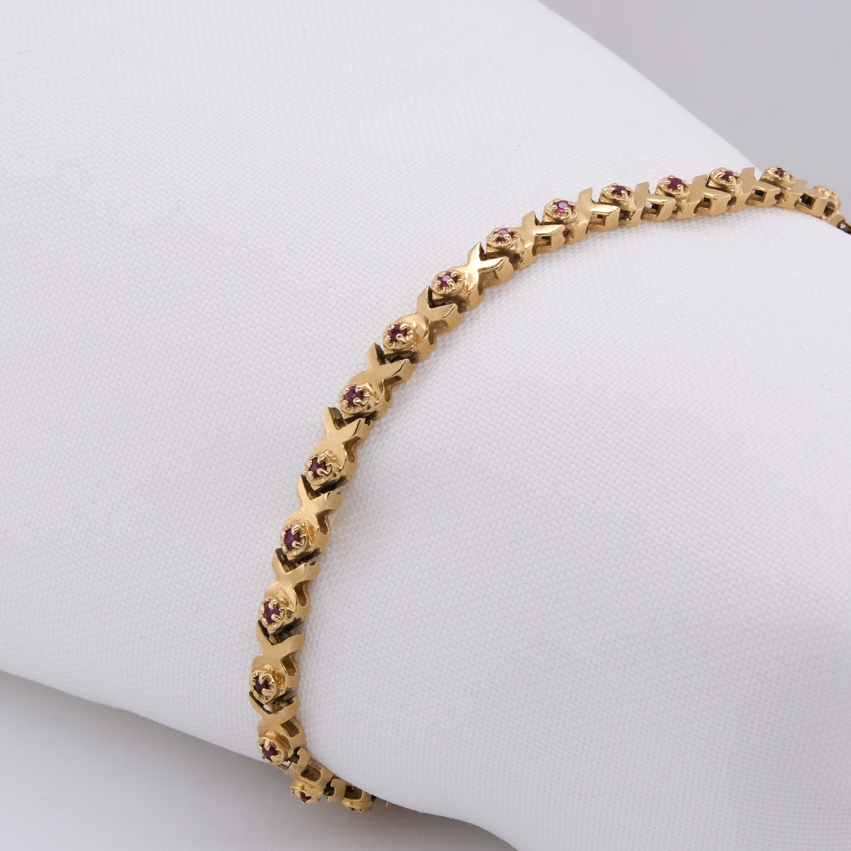 14k Ruby Bracelet