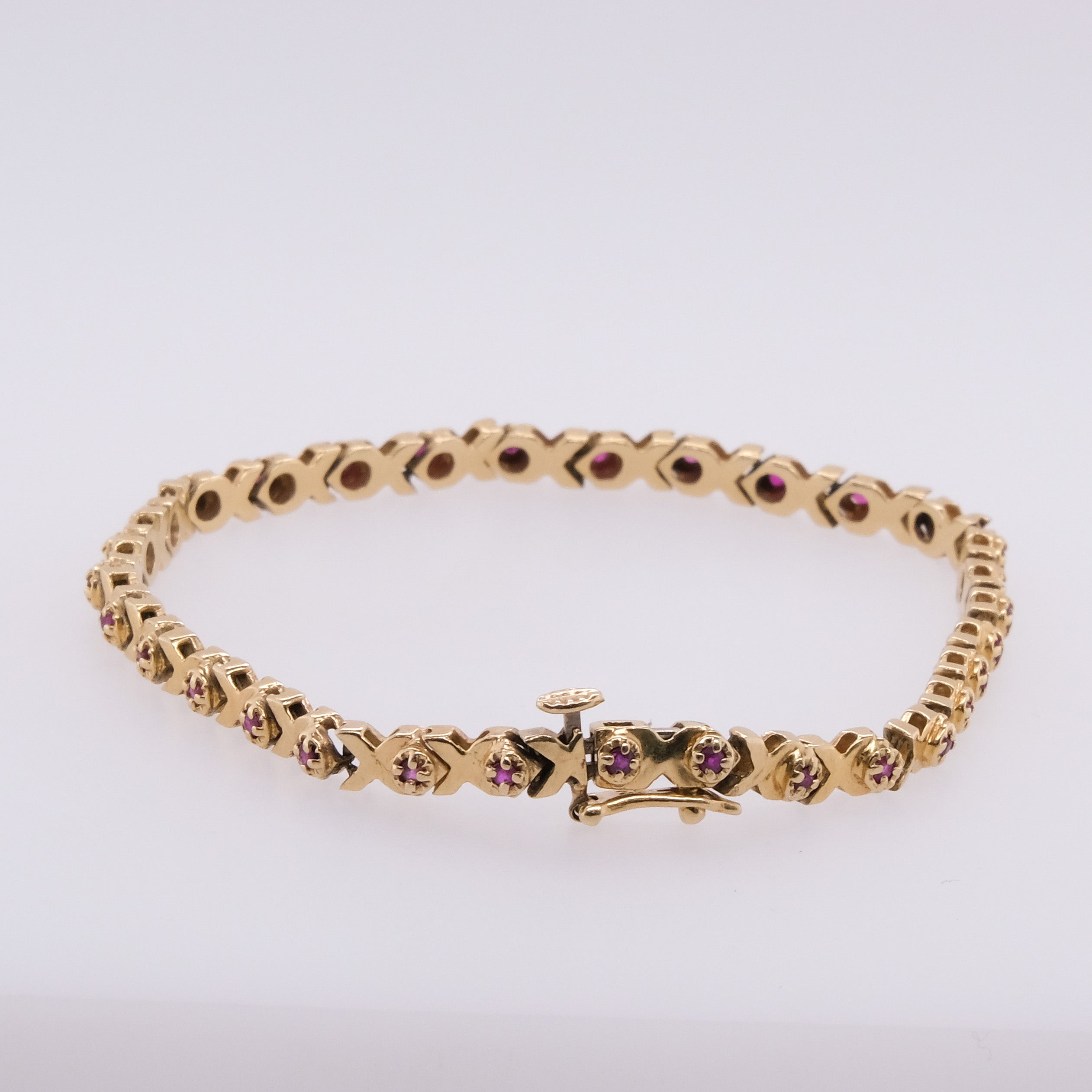 14k Ruby Bracelet