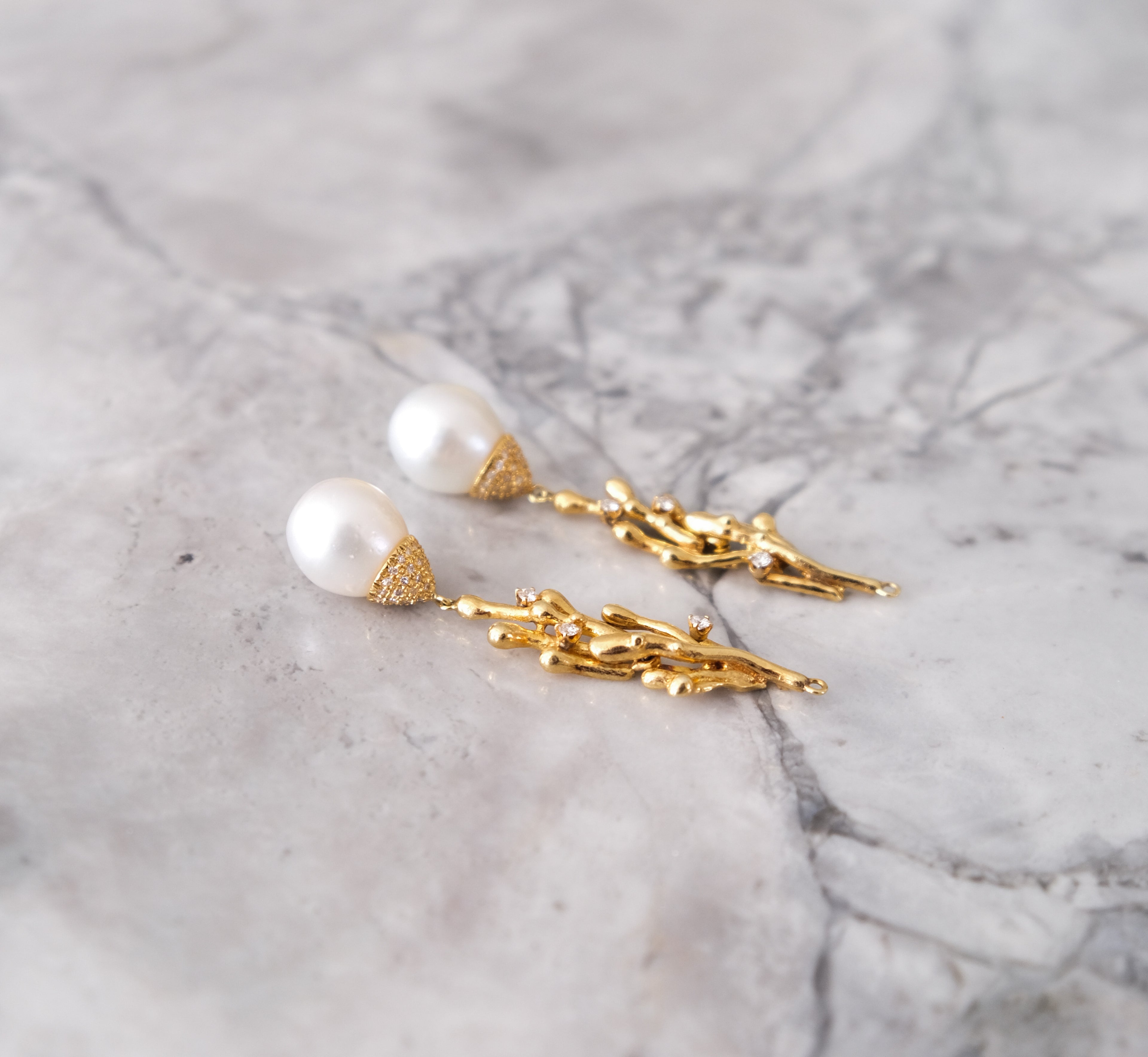 14k Dangling Earring Jackets