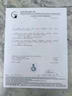 14k Blue Topaz Pendant