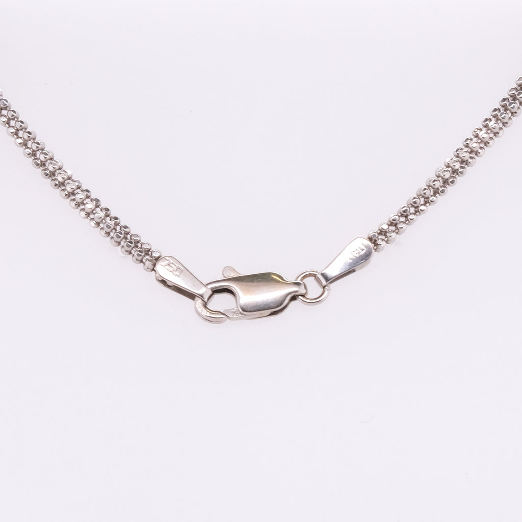 18k Emerald & Diamond Necklace