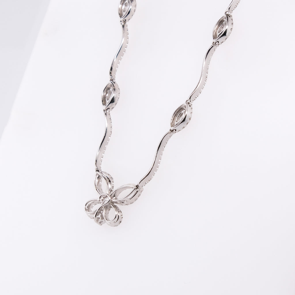 18k Diamond Butterfly Necklace