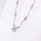 18k Diamond Butterfly Necklace