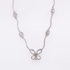 18k Diamond Butterfly Necklace