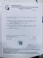 14k Emerald & Diamond Ring