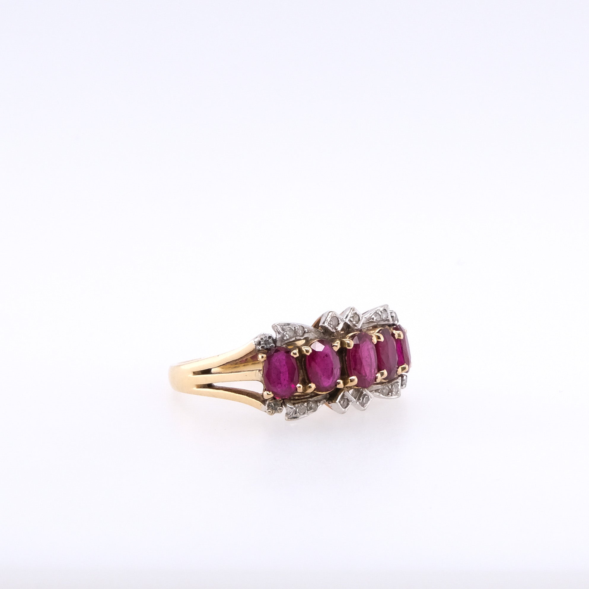 14k Ruby & Diamond Ring