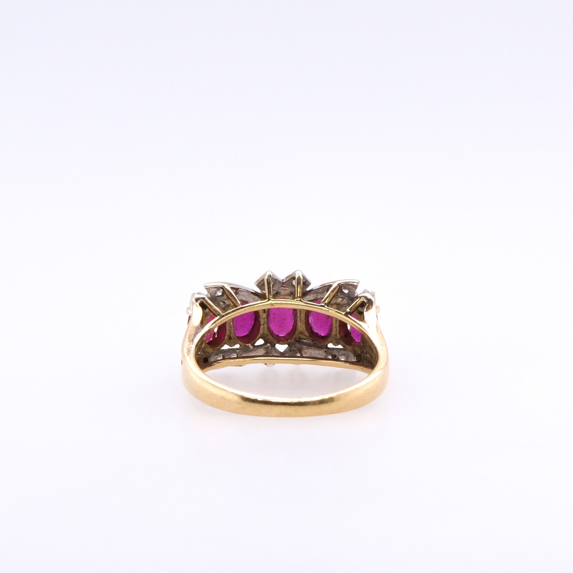 14k Ruby & Diamond Ring