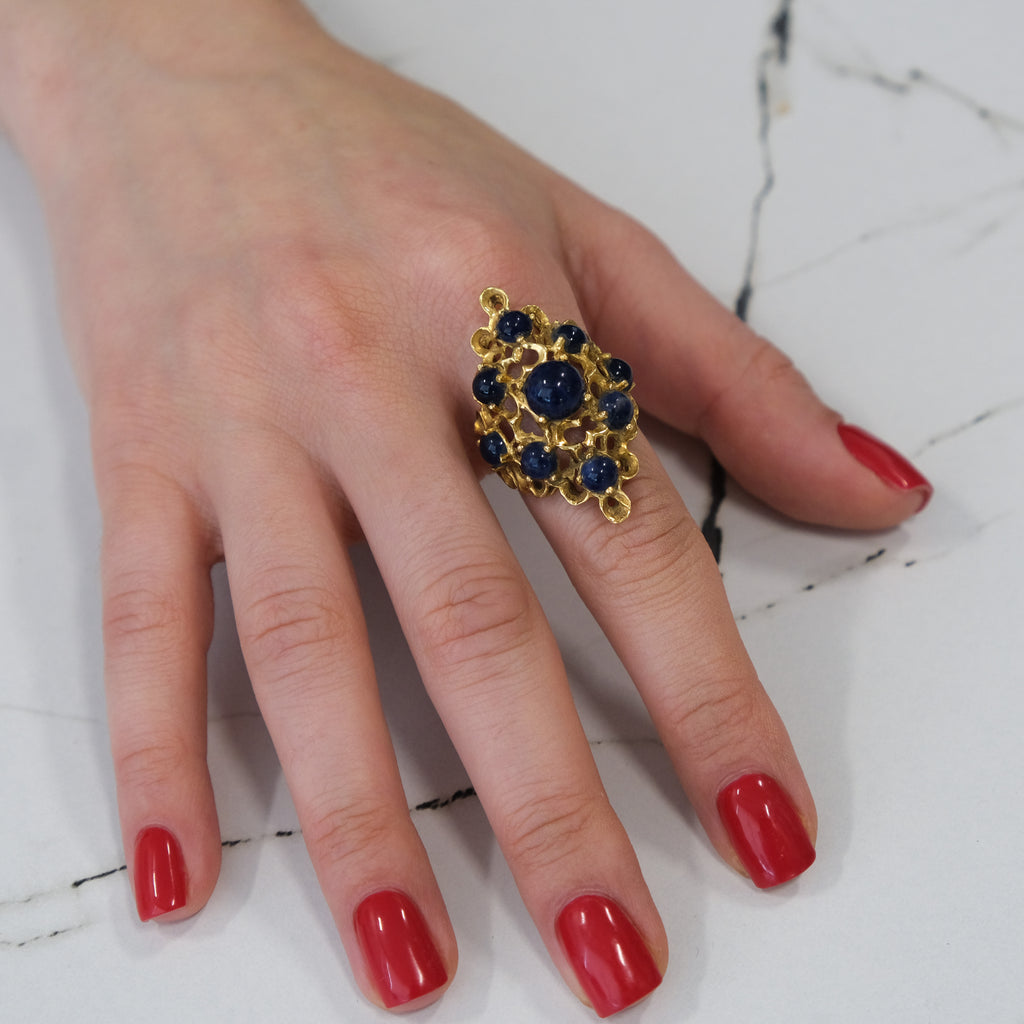18k Lapis Lazuli Ring