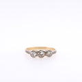 14k Old European Cut Diamond Ring