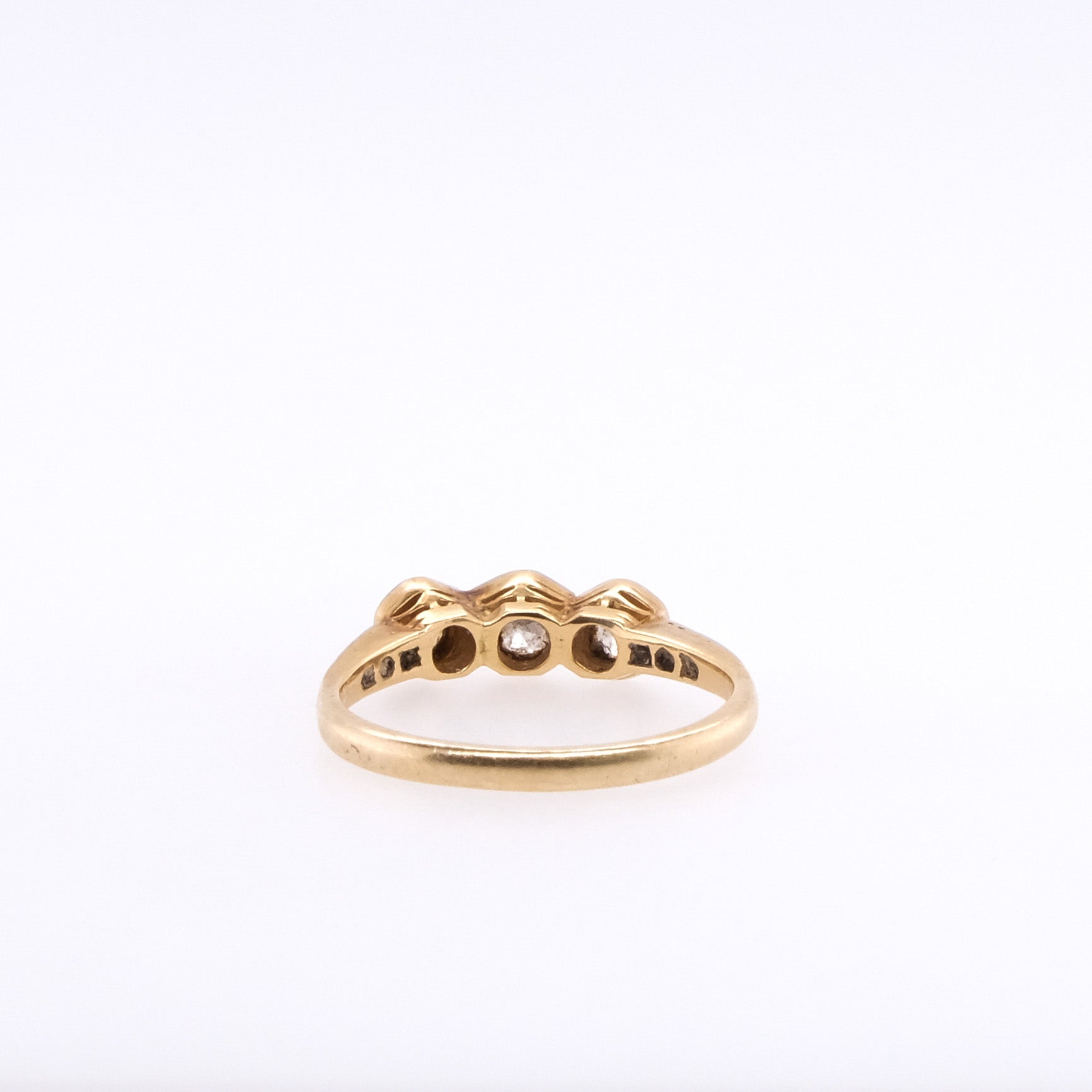 14k Old European Cut Diamond Ring